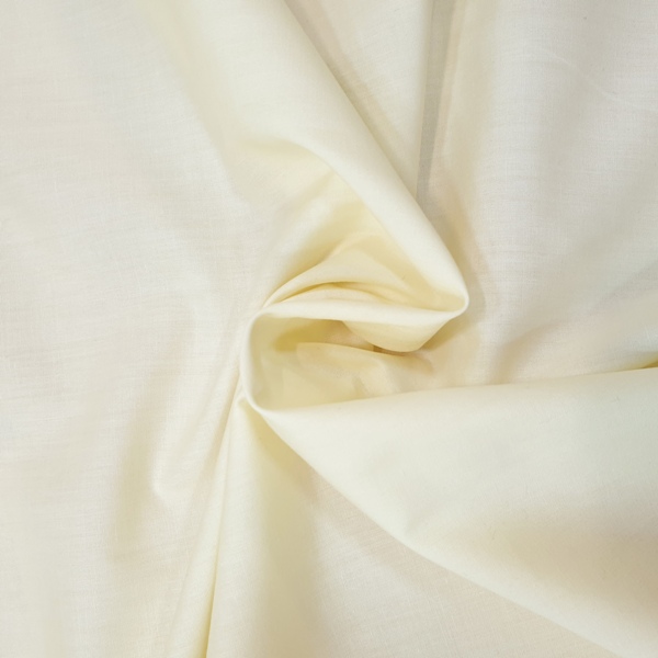 COTTON CASEMENT FLAME RETARDANT  (1.5 metres wide) - CREAM